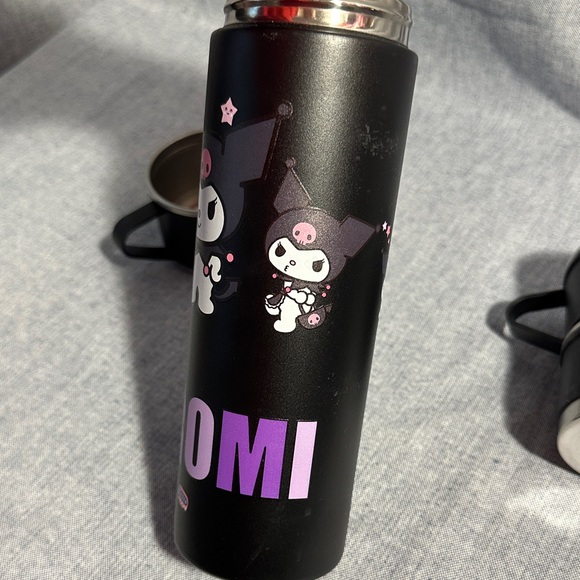 Kuromi Stainless Travel Bottle with Purple Accents - Picture 5 of 10